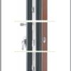 Accessori standard porte EXCLUSIV serratura tre punti di chiusura con ganci in acciaio inox 